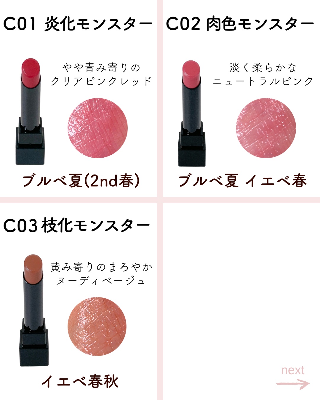 リップモンスター クリアトーン/KATE/口紅を使ったクチコミ（3枚目）