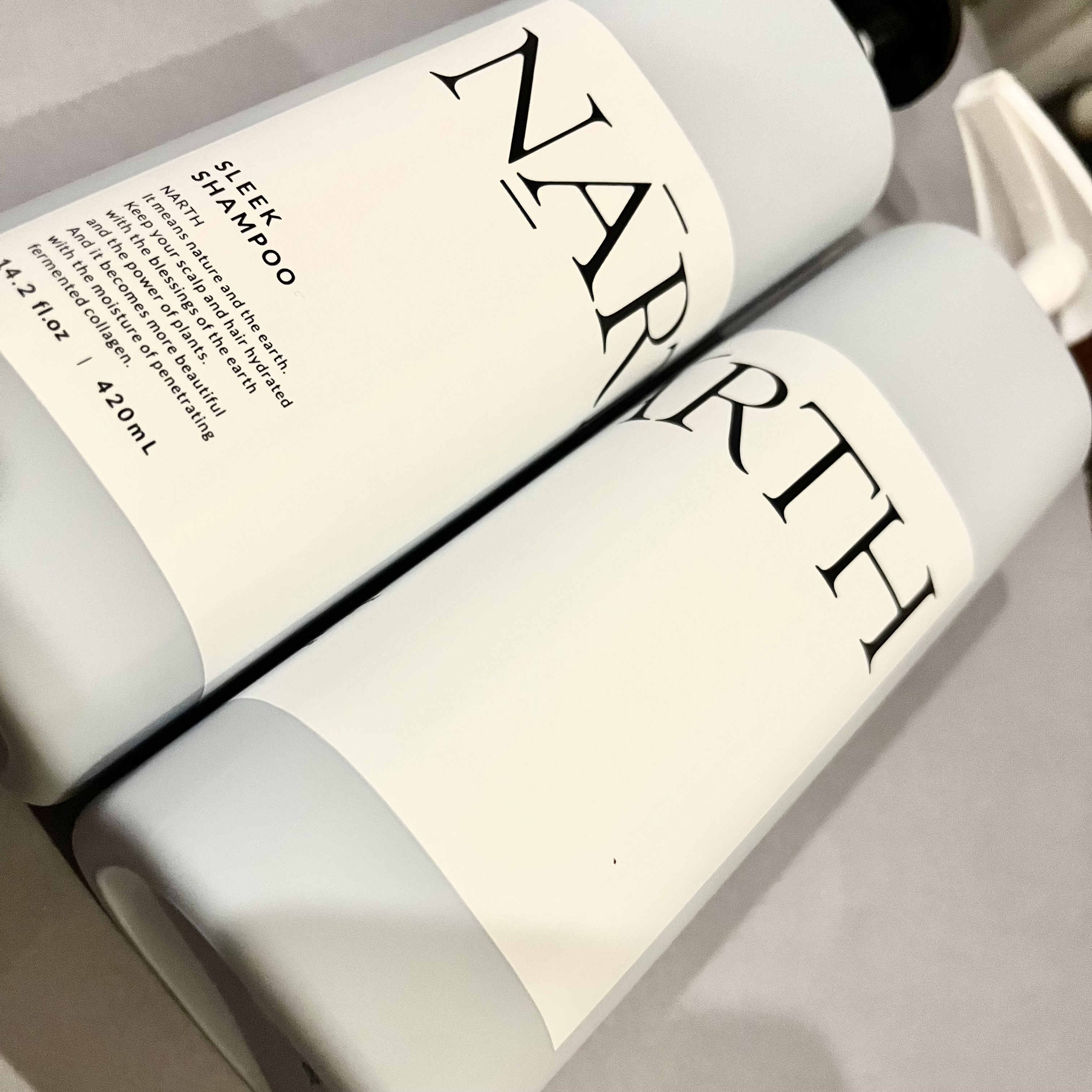 スリーク&リラックスシャンプー／トリートメント/NARTH/市販シャンプーを使ったクチコミ（2枚目）