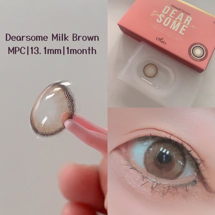 ディアサム(DearSome)/OLOLA/カラーコンタクトレンズを使ったクチコミ(2枚目)