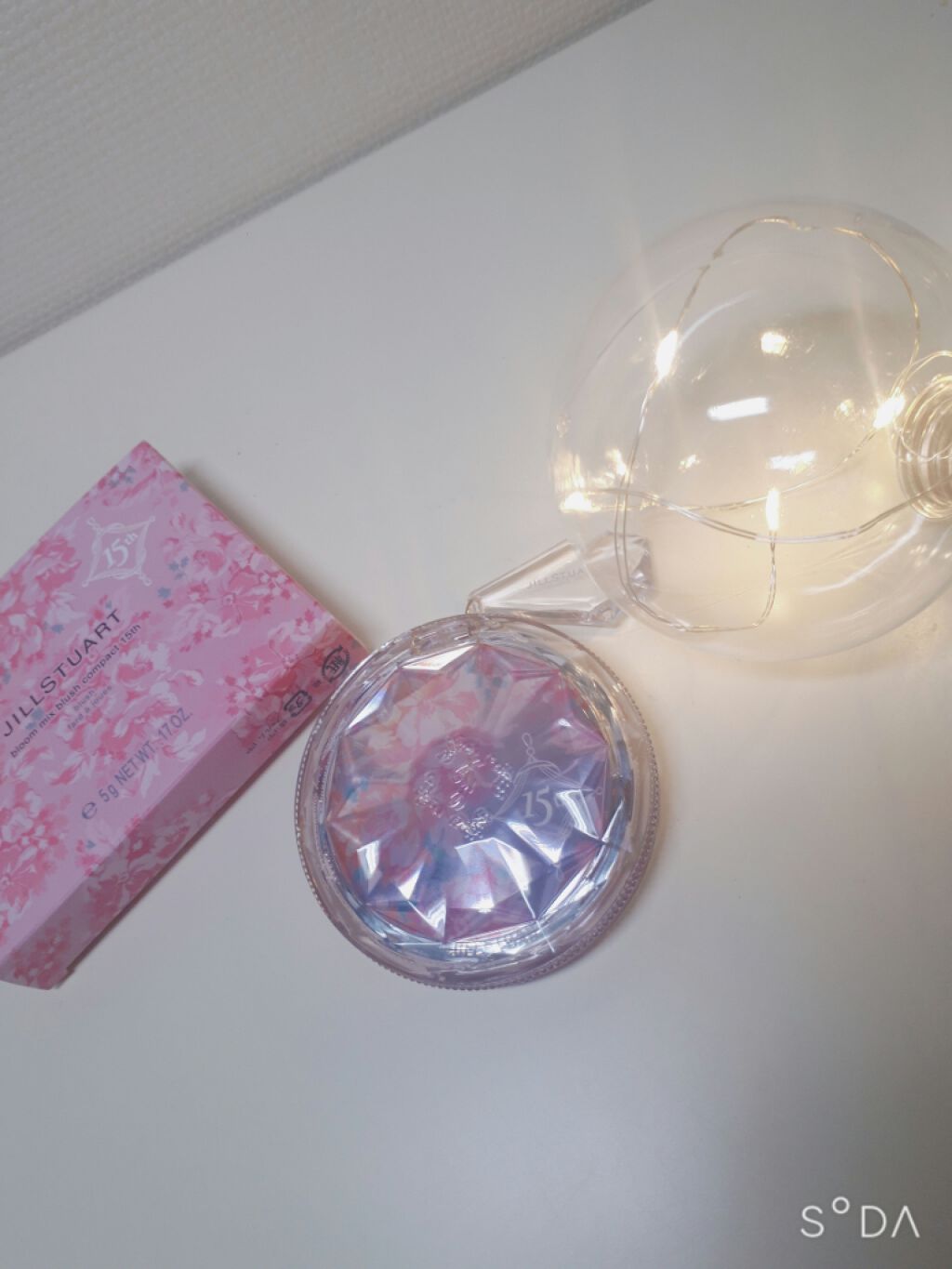 JILL STUART ジルスチュアート ブルーム ミックスブラッシュ コンパクトのクチコミ「どーも𓈒 𓂂𓏸お久しぶりです𖤣𖥧𖥣｡

今回はJILLSTUART15周年コスメ
ブルームミッ.....」（2枚目）