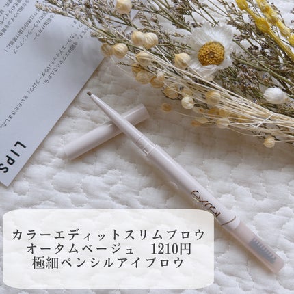 カラーエディットスリムブロウ/excel/アイブロウペンシルを使ったクチコミ(2枚目)