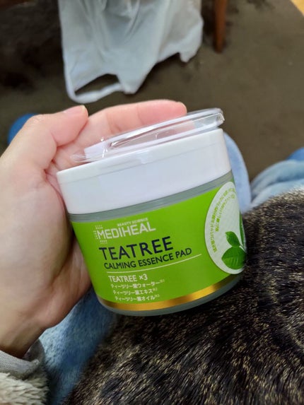 ティーツリーカーミングエッセンスパッド/MEDIHEAL/トナーパッドを使ったクチコミ(1枚目)