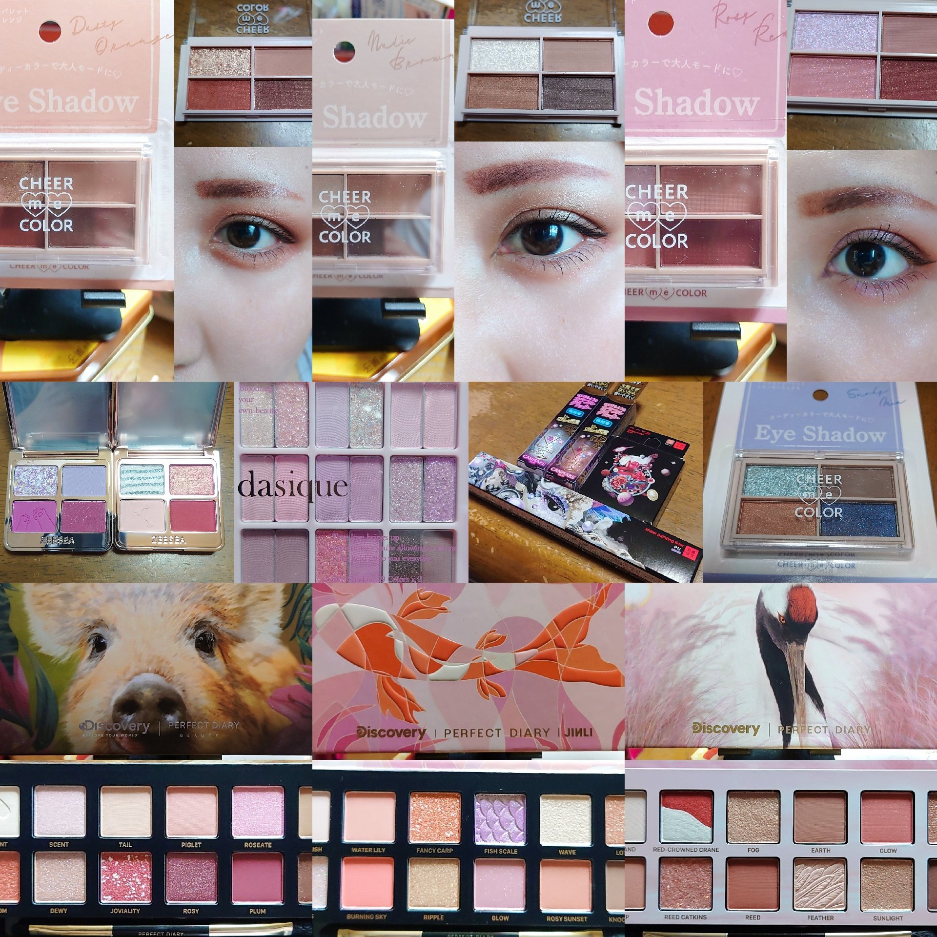 エクスプローラ12色 動物アイシャドウパレット/PERFECT DIARY/アイシャドウパレットを使ったクチコミ（3枚目）