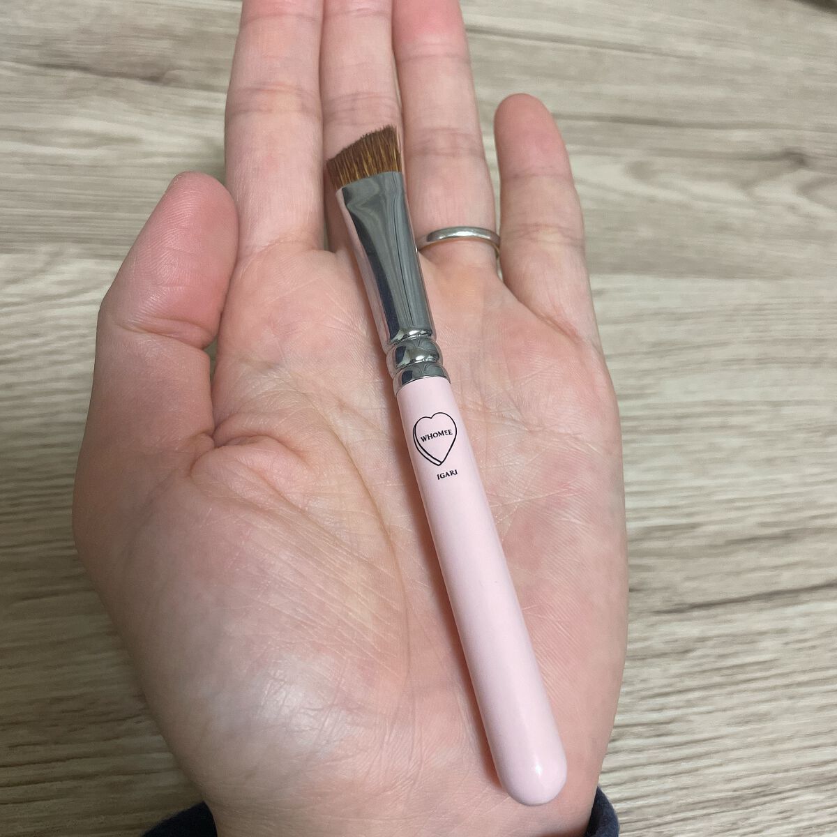 フーミー アイブロウブラシ 熊野筆/WHOMEE/メイクブラシを使ったクチコミ(3枚目)