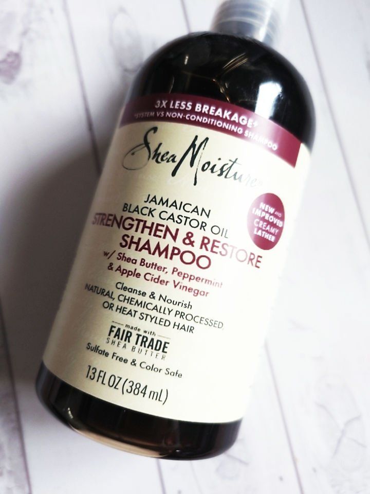 SheaMoisture  ジャマイカン ブラック キャスターオイル ストレングセン グロー アンド リストア リーブイン コンディショナー 