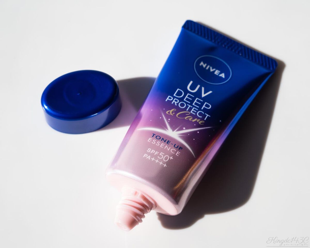 ニベアUV ディープ プロテクト＆ケア トーンアップ エッセンス/ニベア/日焼け止めローションを使ったクチコミ（1枚目）