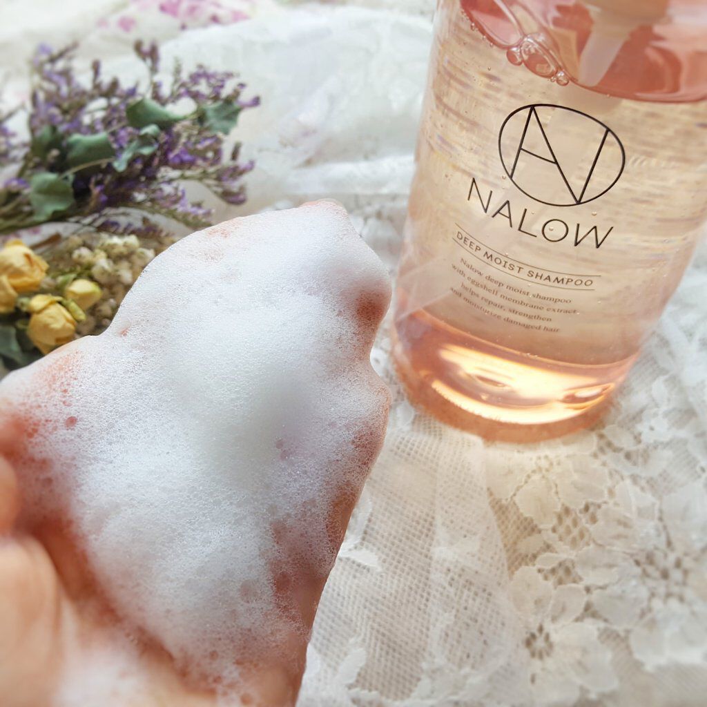 ディープモイスト シャンプー／トリートメント/NALOW/市販シャンプーを使ったクチコミ（3枚目）