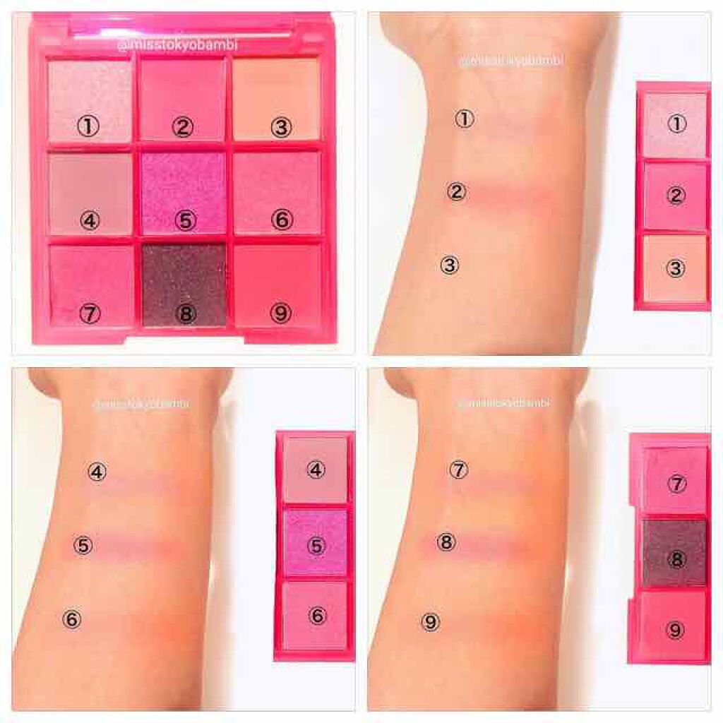 UR GLAM　BLOOMING EYE COLOR PALETTE/U R GLAM/アイシャドウパレットを使ったクチコミ（3枚目）