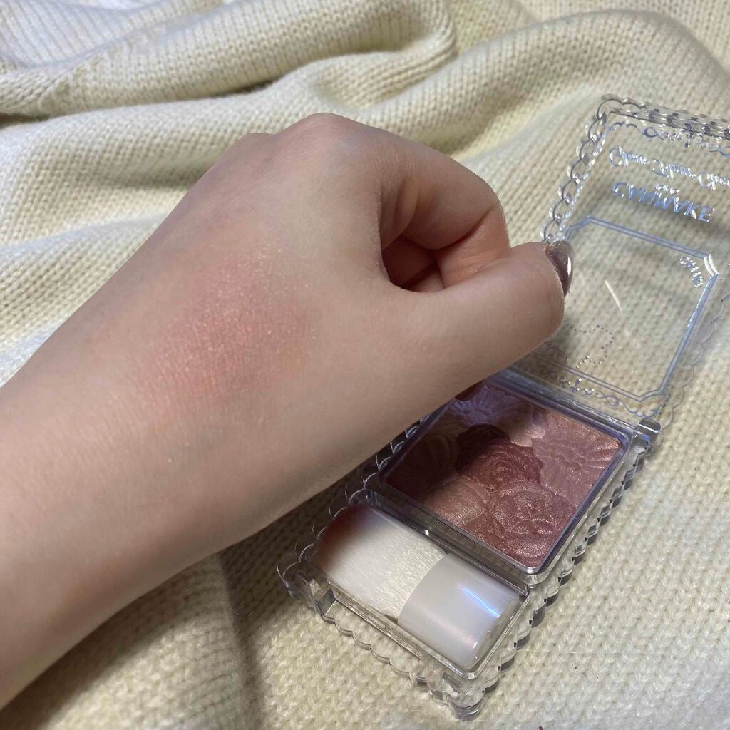 グロウフルールチークス/キャンメイク/パウダーチークを使ったクチコミ(3枚目)