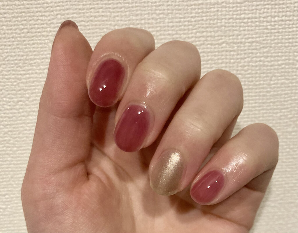 グロッシーコート/スキューズミー/オールインワンネイルを使ったクチコミ（1枚目）