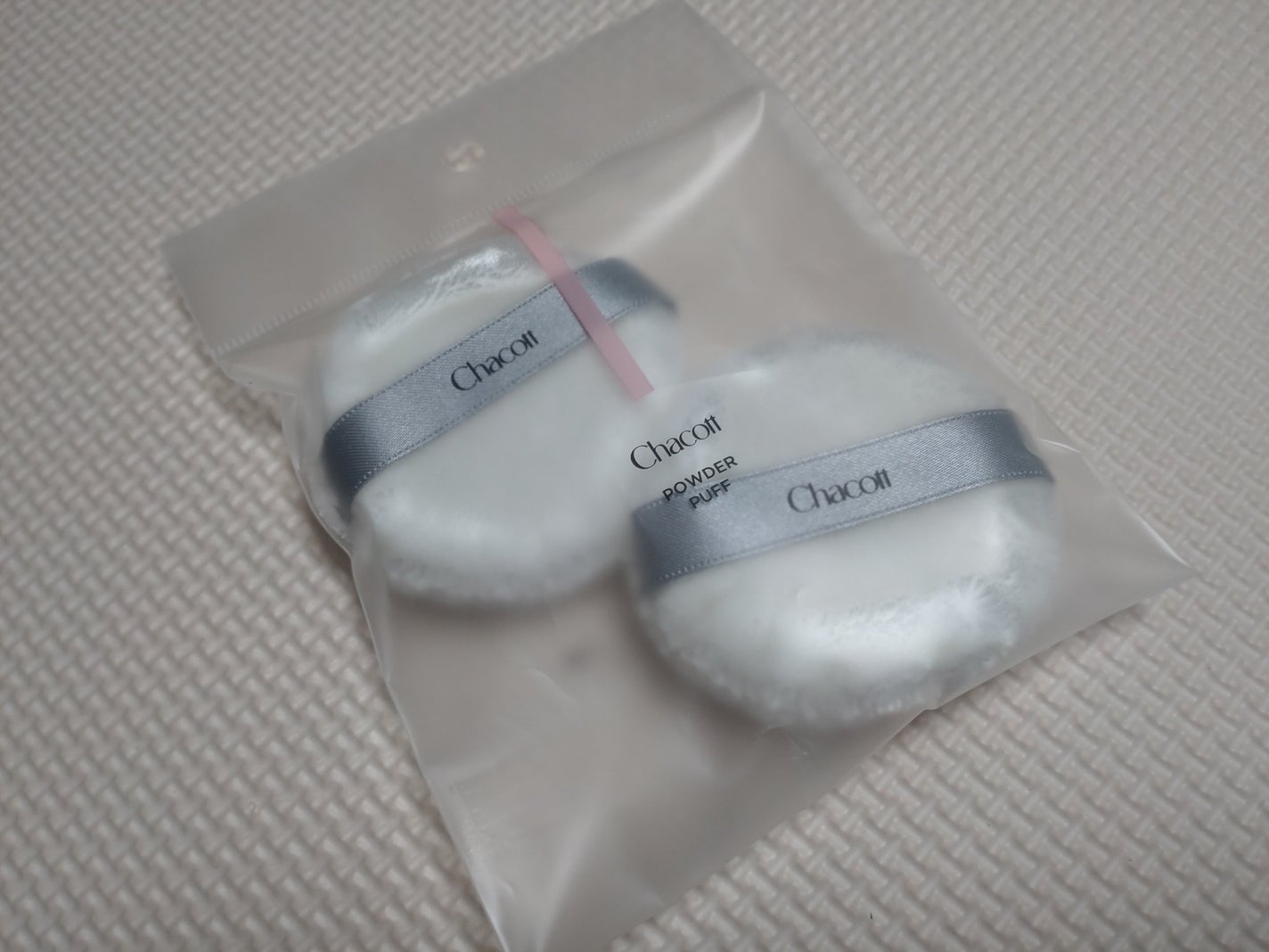 パウダーパフ(2ヶ入)/チャコット・コスメティクス/パフ・スポンジを使ったクチコミ(1枚目)