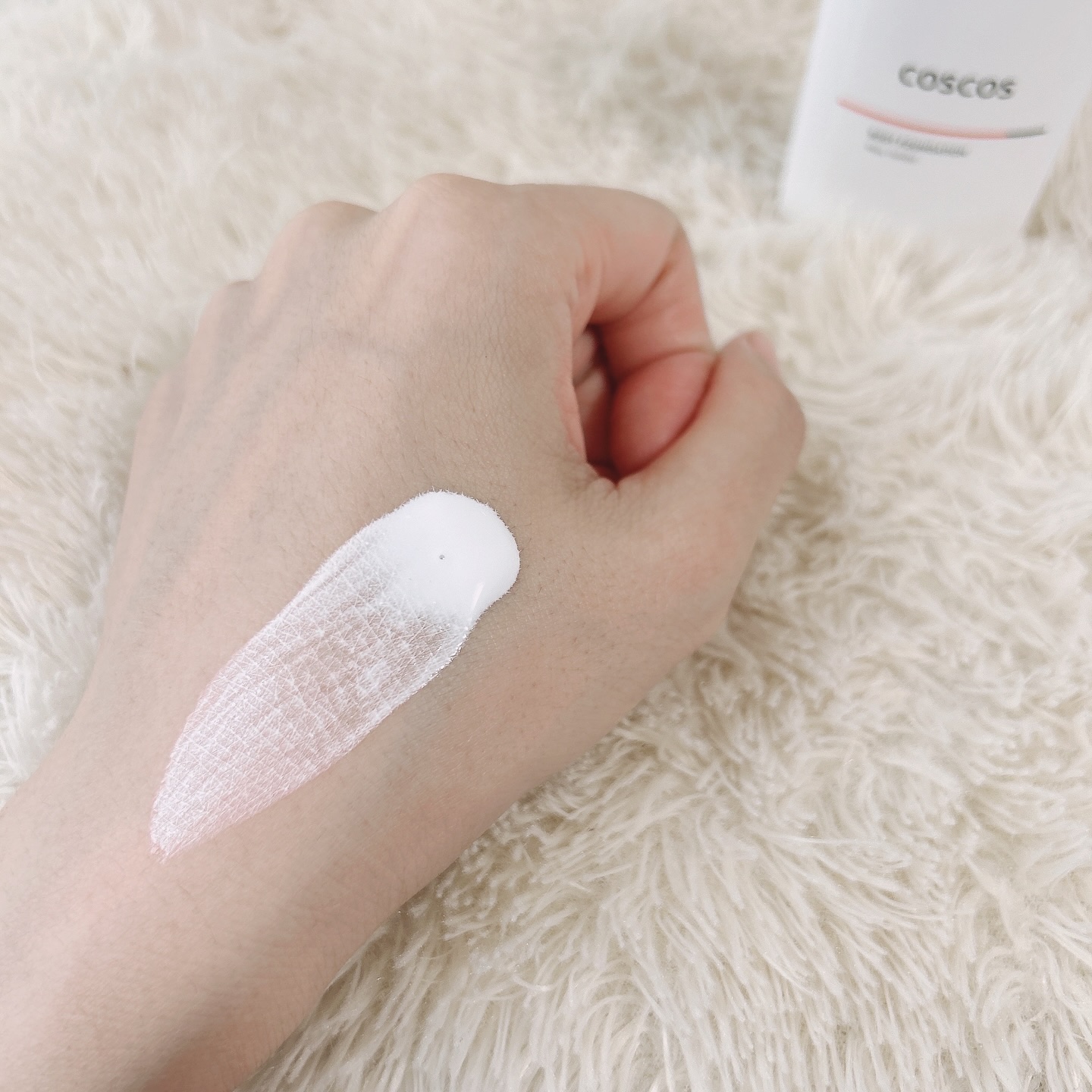 ボディファンデーション ホワイト​/COSCOS/ボディミルクを使ったクチコミ（3枚目）