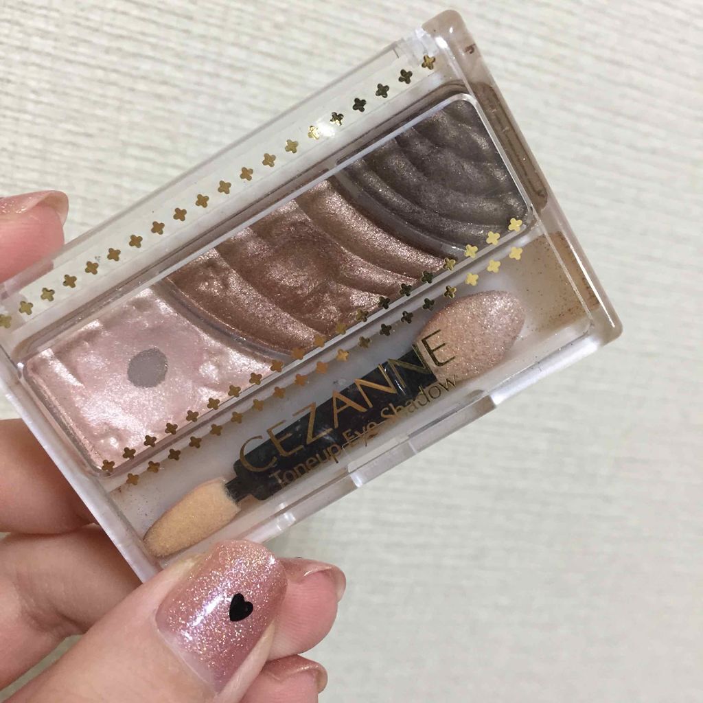 トーンアップアイシャドウ/CEZANNE/アイシャドウパレットを使ったクチコミ(1枚目)
