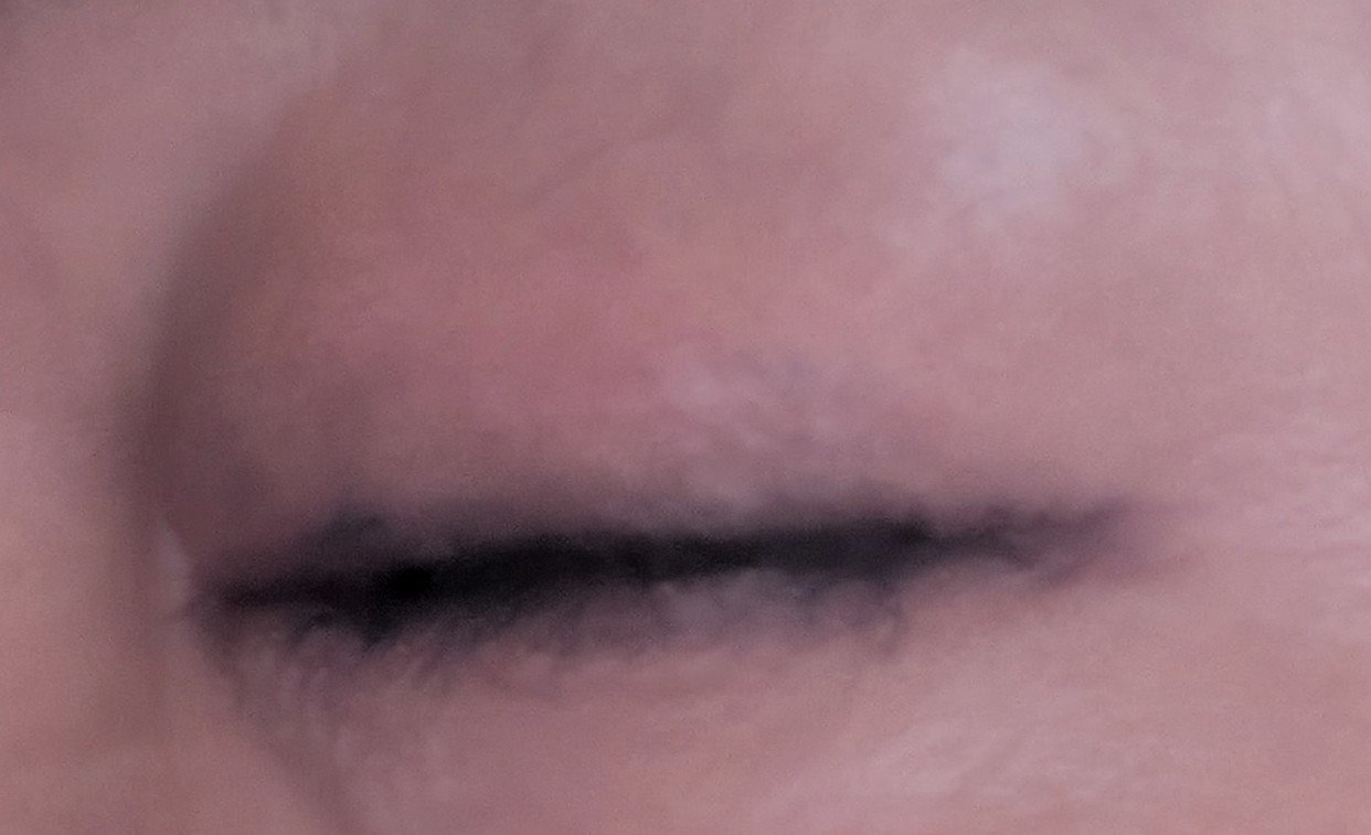 ジェル アイライナー RD20 レッド系パール/ちふれ/ジェルアイライナーを使ったクチコミ（3枚目）