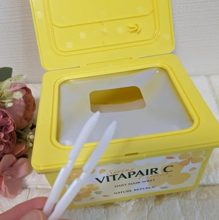 ビタペアCデイリーシートマスク/ネイチャーリパブリック/シートマスク・パックを使ったクチコミ(4枚目)