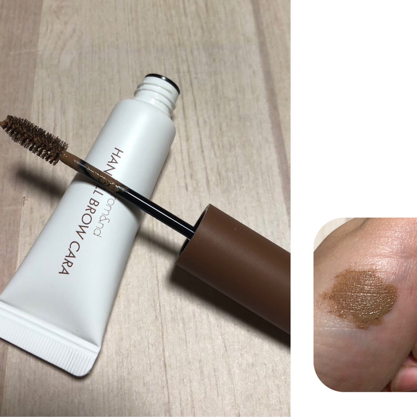 ハンオールブロウカラ/rom&nd/眉マスカラを使ったクチコミ(2枚目)