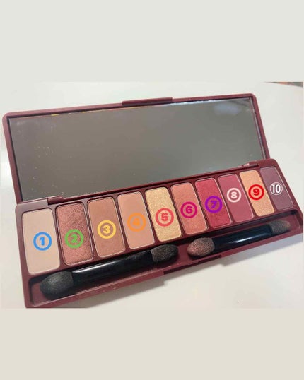 プレイカラー アイシャドウ/ETUDE/アイシャドウパレットを使ったクチコミ(2枚目)