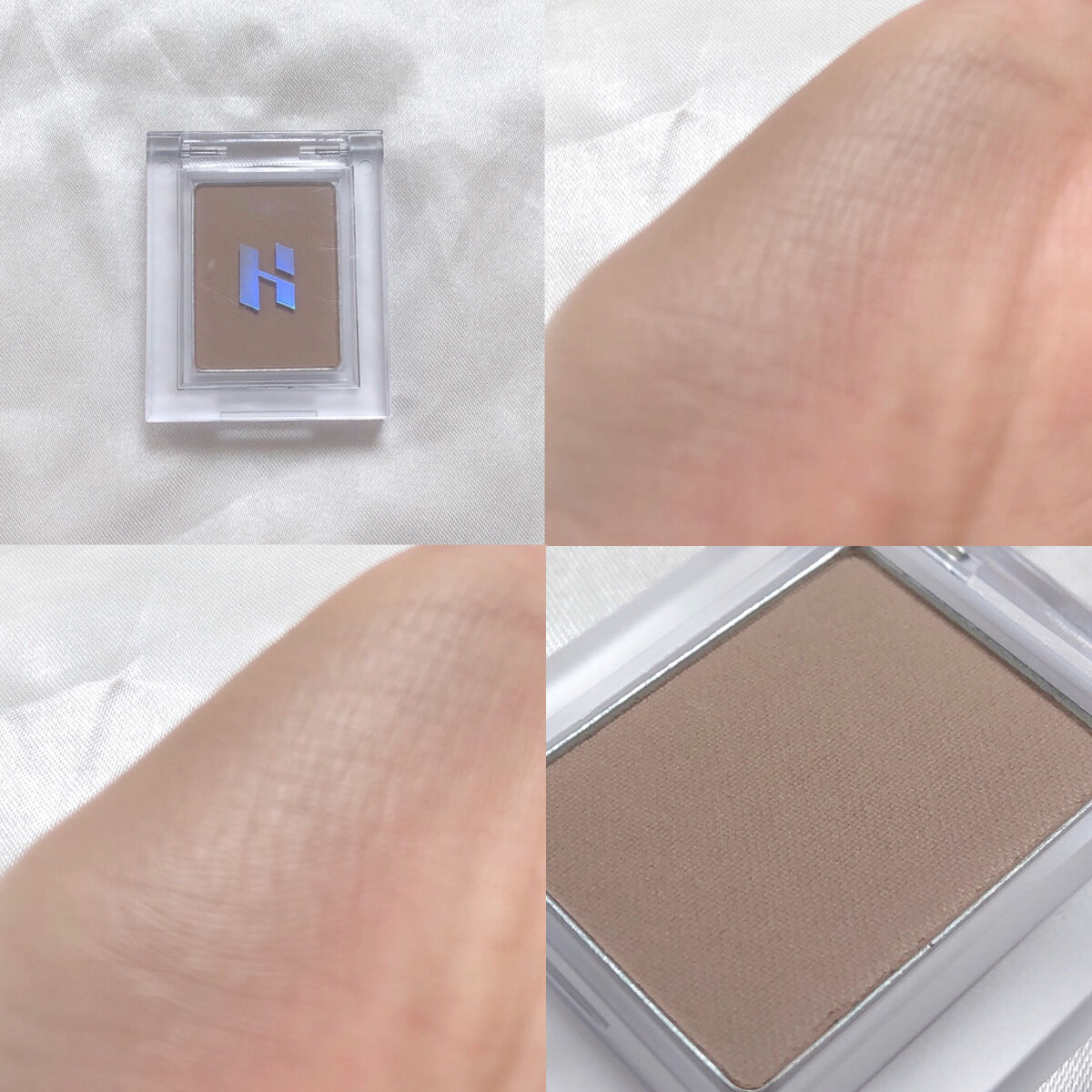 マイフェイブピースアイシャドウ 16 グレーキャット(GREY CAT)/HOLIKA HOLIKA/単色アイシャドウを使ったクチコミ（2枚目）