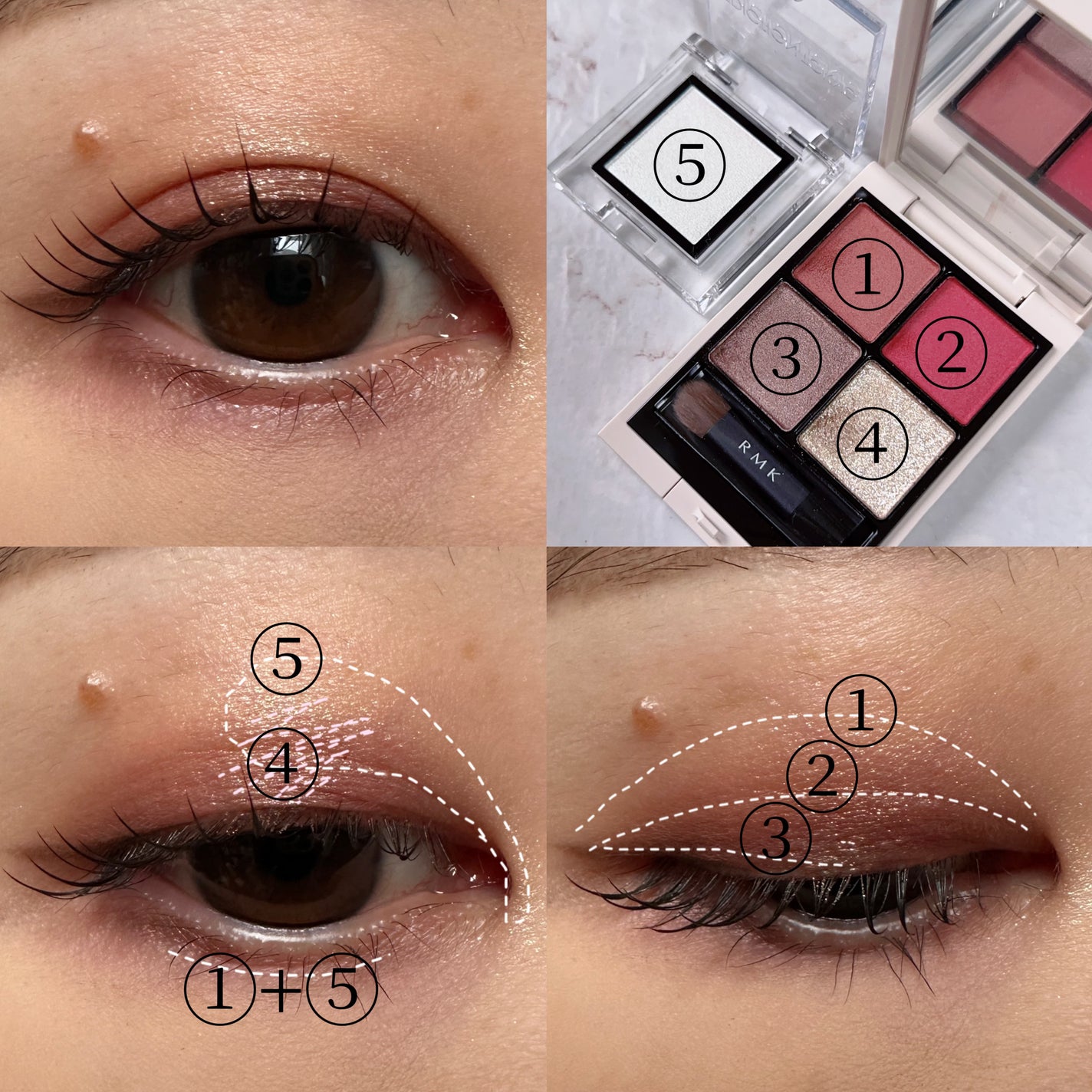 アディクション ザ アイシャドウ パール/ADDICTION/単色アイシャドウを使ったクチコミ(5枚目)