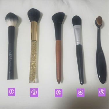 UR GLAM　FACE BRUSH/U R GLAM/メイクブラシを使ったクチコミ（2枚目）