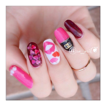 AT ネイルアートペン/Art Collection/マニキュアを使ったクチコミ(2枚目)