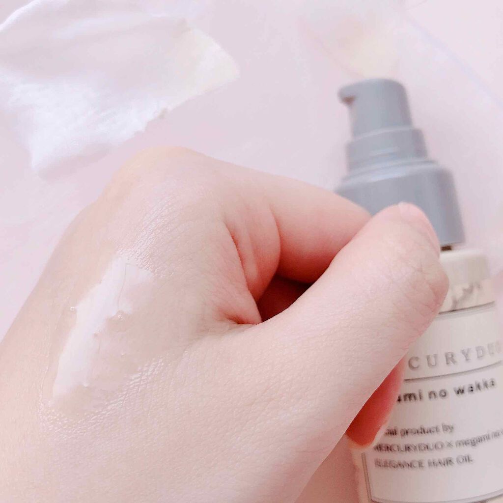 MERCURYDUO by megami no wakka ELEGANCE HAIR OIL/R&/ヘアオイルを使ったクチコミ（3枚目）