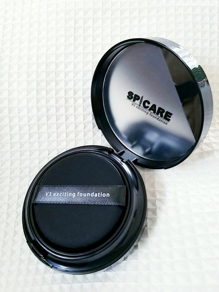 V3 エキサイティングファンデーション/SPICARE/クッションファンデーションを使ったクチコミ(2枚目)