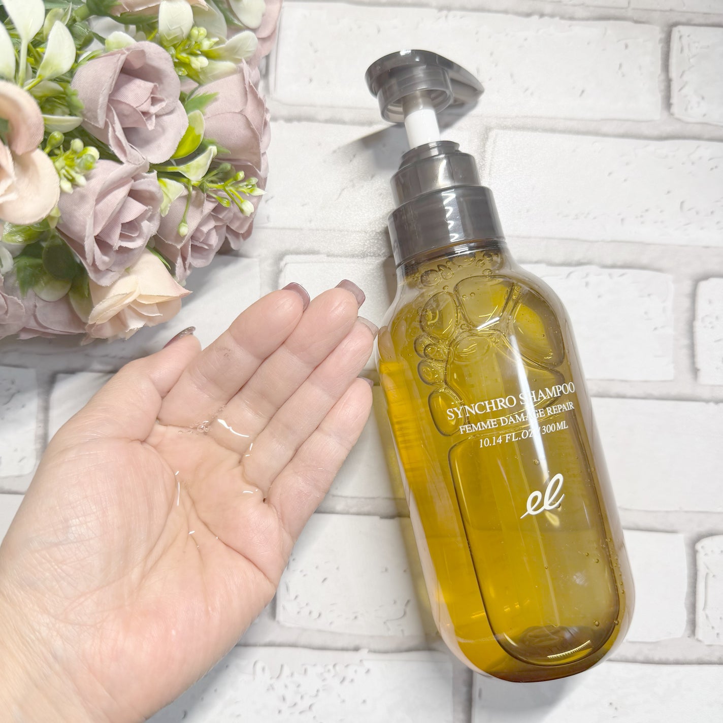 シンクロシャンプー ファム DAMAGE REPAIR/シンクロトリートメント DAMAGE REPAIR/ELECTRON/市販シャンプーを使ったクチコミ(3枚目)