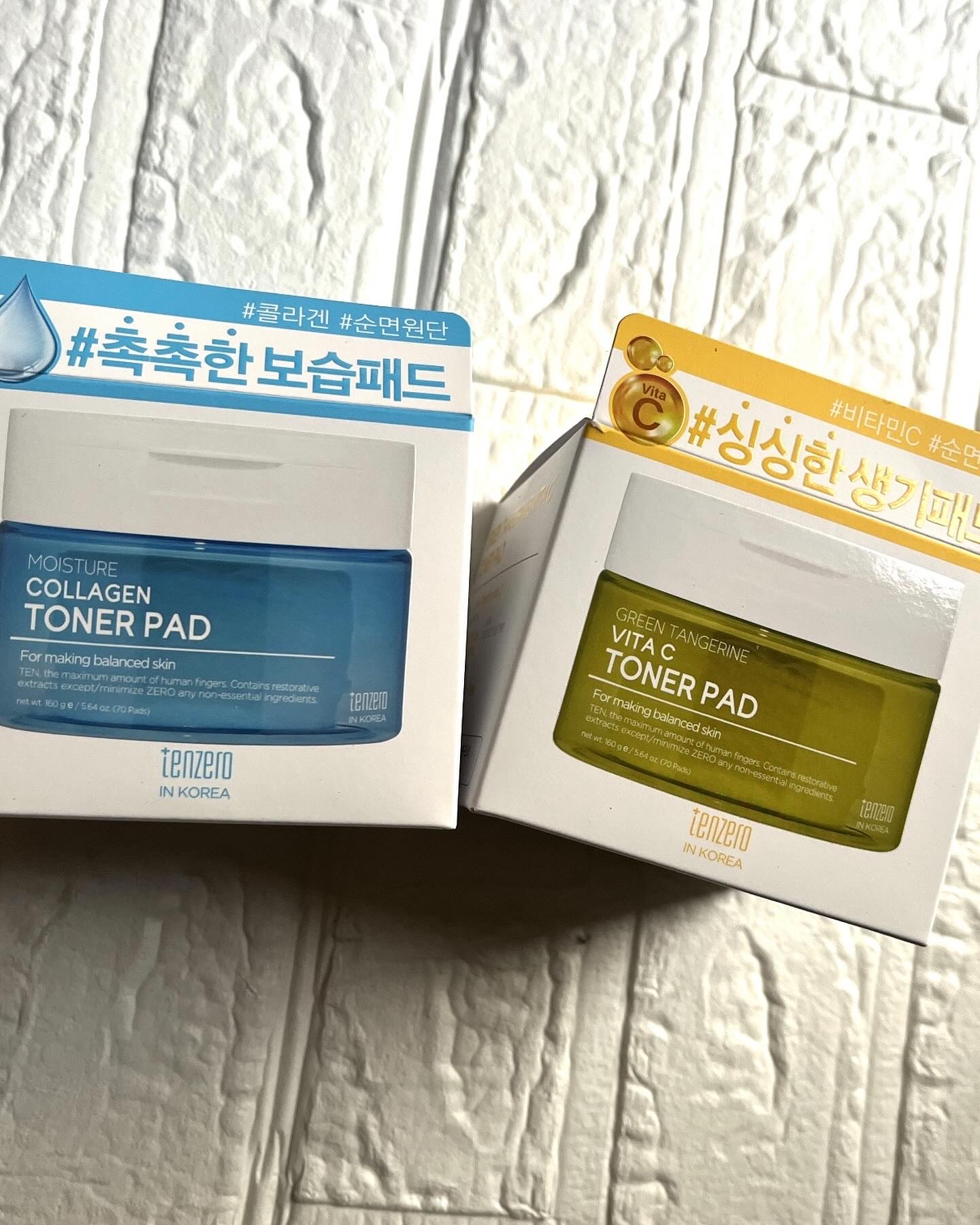 モイスチャーコラーゲン トナーパッド/tenzero/トナーパッドを使ったクチコミ（2枚目）