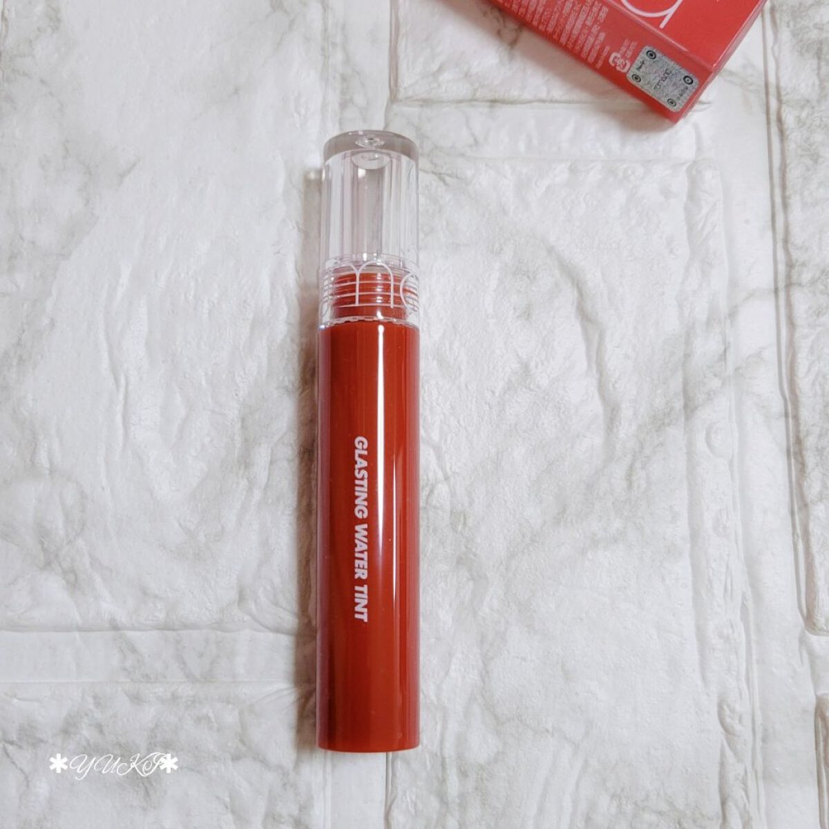 グラスティングウォーターティント/rom&nd/リップティントを使ったクチコミ（2枚目）