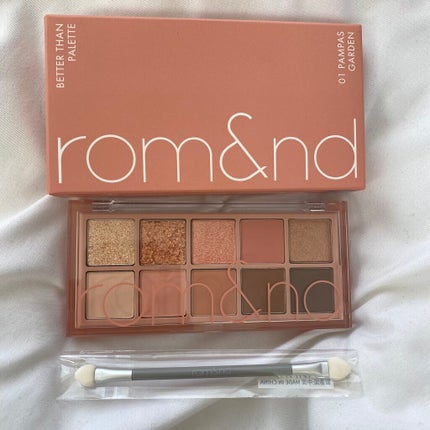 ベターザンパレット/rom&nd/アイシャドウパレットを使ったクチコミ(1枚目)