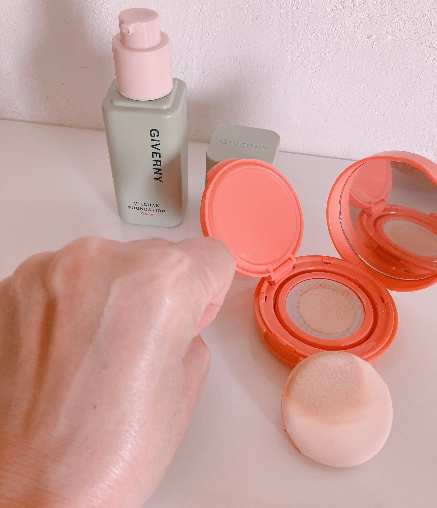 ジヴェルニー 密着カバーファンデーション/GIVERNY/リキッドファンデーションを使ったクチコミ(4枚目)