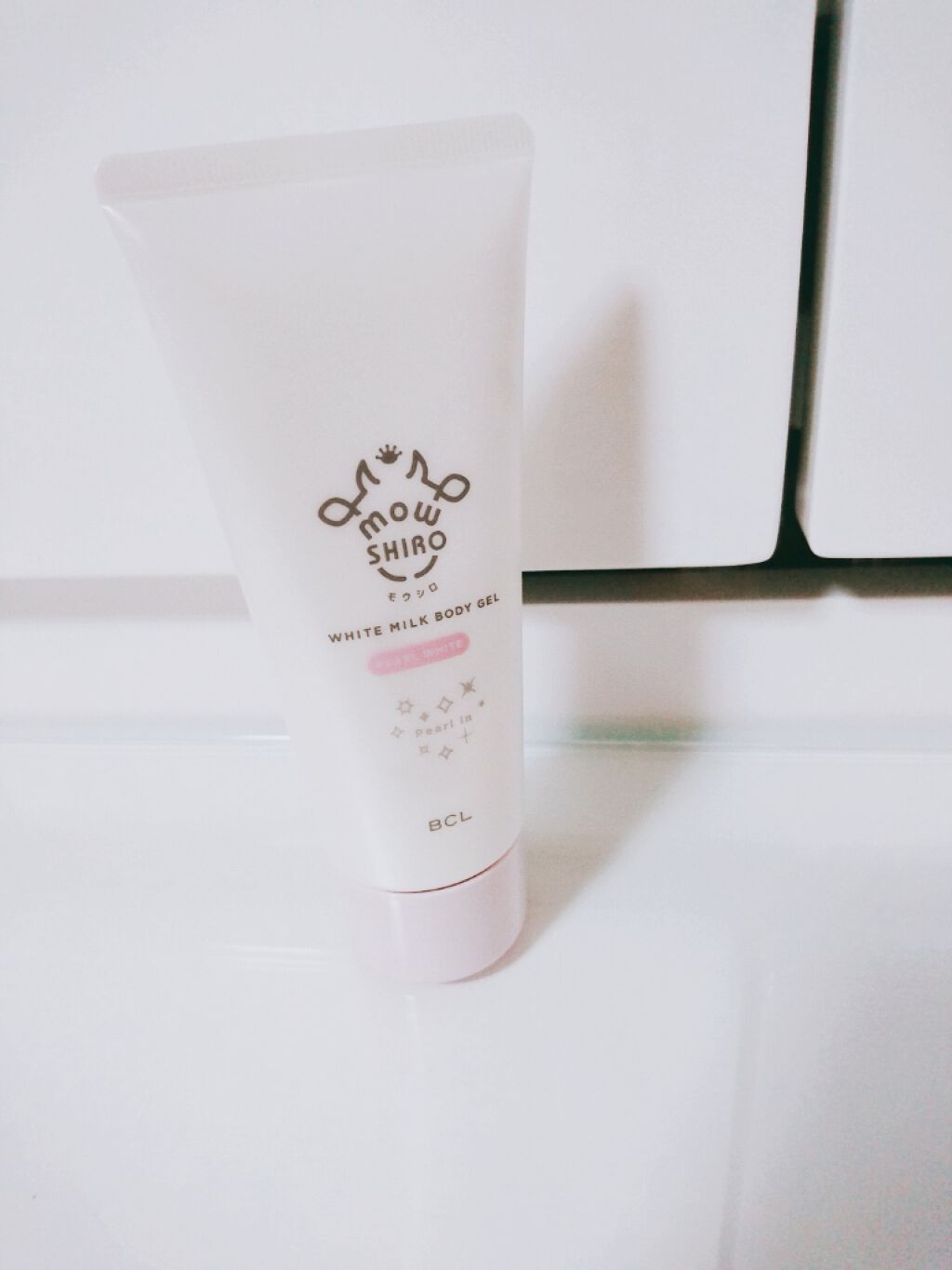 トーンアップボディジェル パールホワイト/モウシロ/ボディミルクを使ったクチコミ（1枚目）