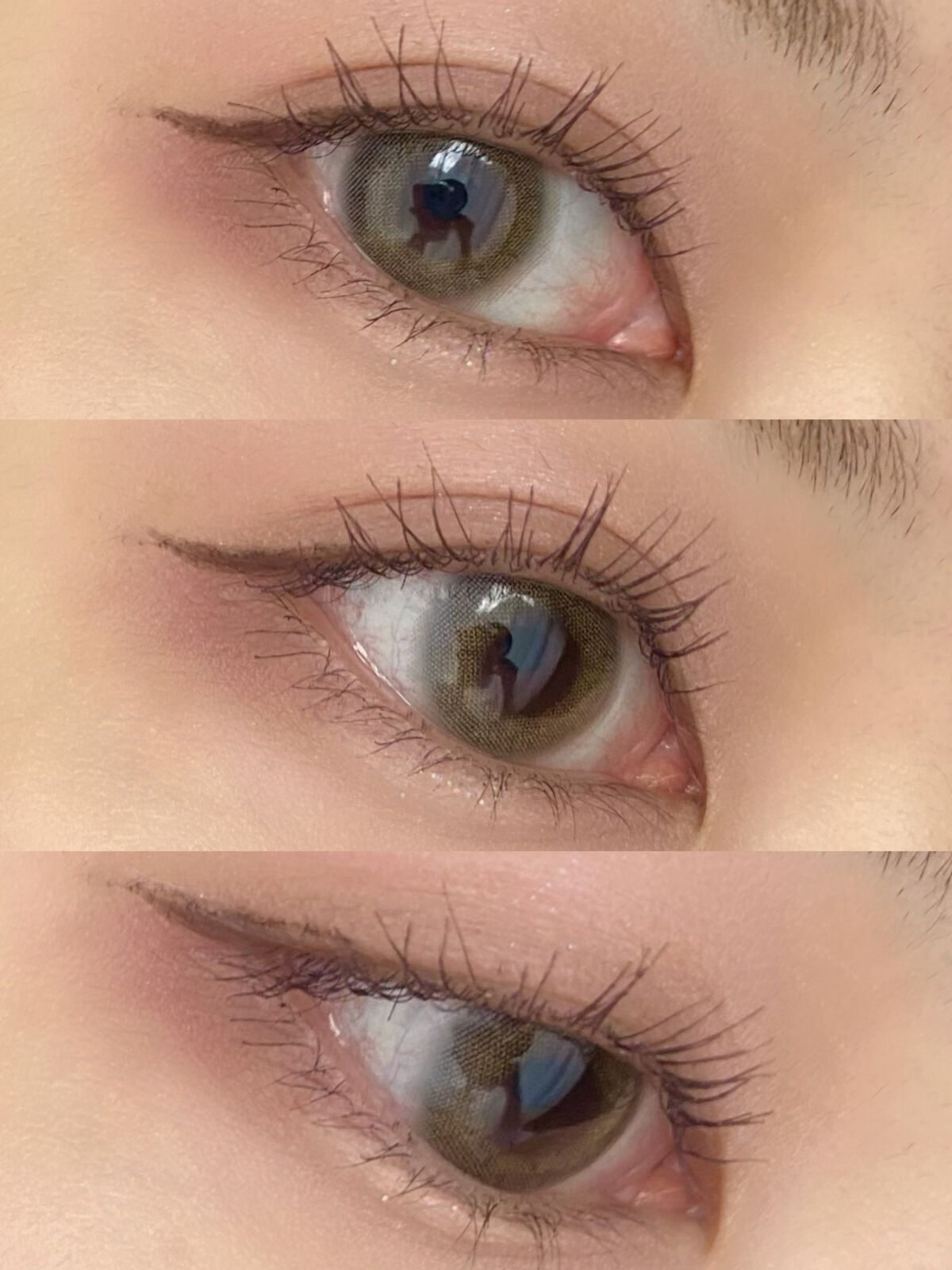 エーブルワンデーグレー(A.ble 1day Gray)/OLOLA/ワンデー（１DAY）カラコンを使ったクチコミ（2枚目）