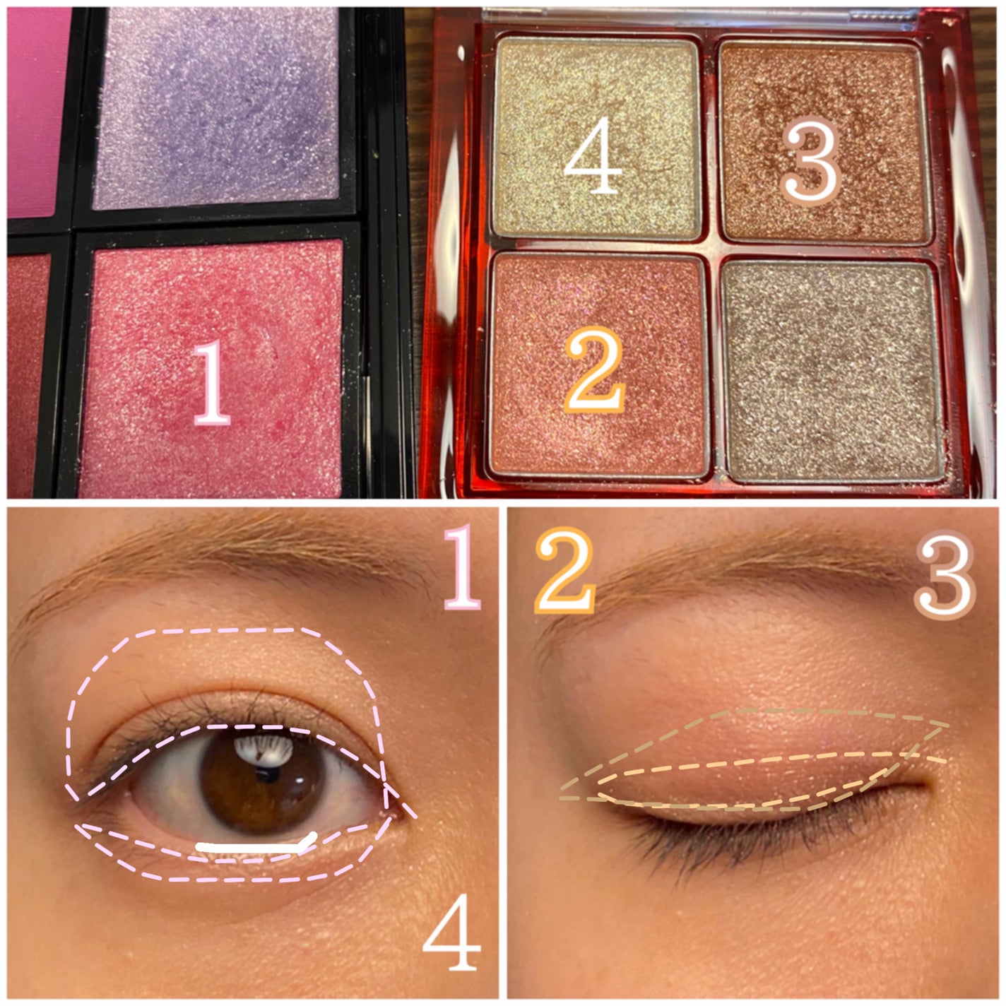 THE アイパレR/b idol/アイシャドウパレットを使ったクチコミ(3枚目)