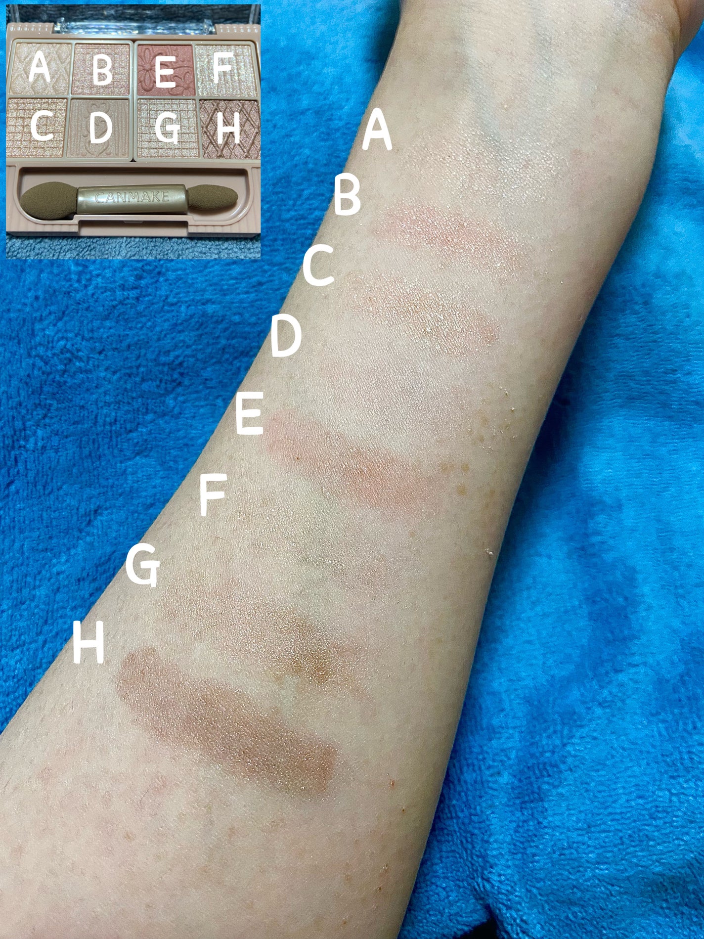 プティパレットアイズ/キャンメイク/パウダーアイシャドウを使ったクチコミ(2枚目)