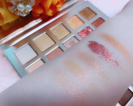 プロ ダズリング アイパレット グリッツ シャワー/CLIO/アイシャドウパレットを使ったクチコミ(2枚目)