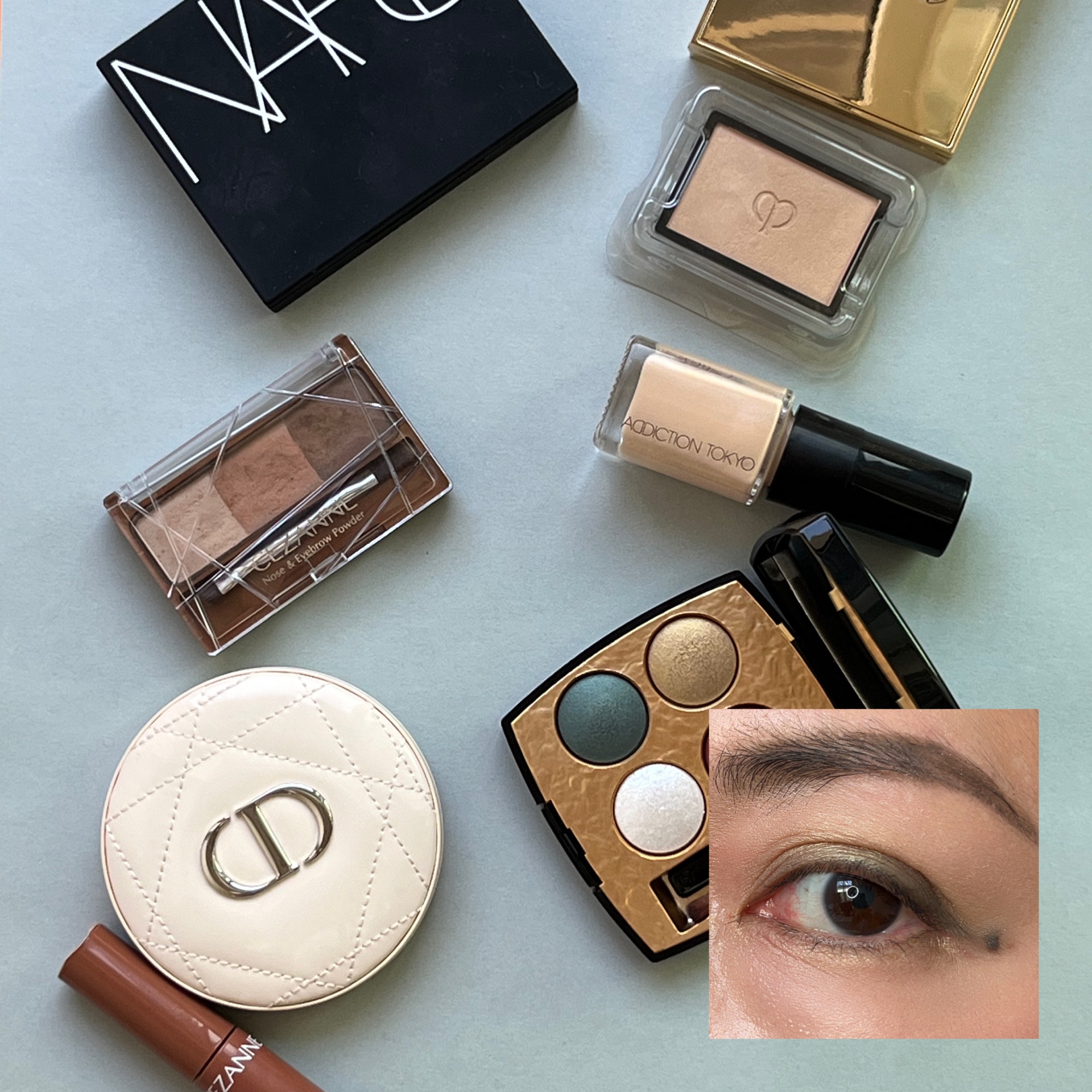 ノーズ＆アイブロウパウダー/CEZANNE/パウダーアイブロウを使ったクチコミ（1枚目）