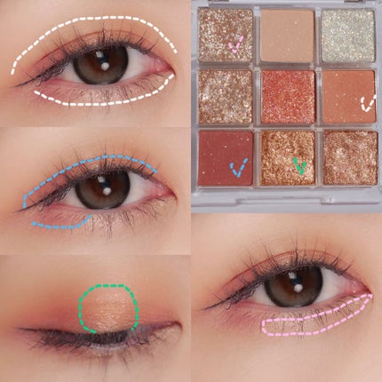 3CE マルチアイカラーパレット/3CE/アイシャドウパレットを使ったクチコミ(5枚目)