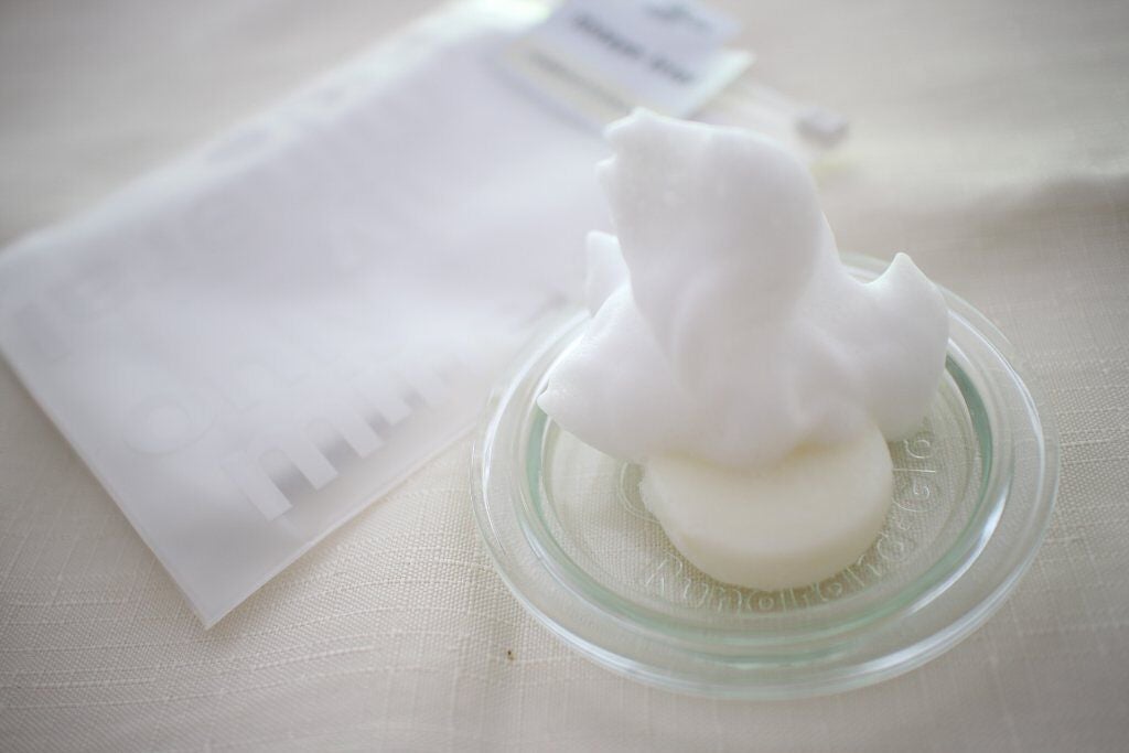 Nude ポアクレイソープ/ONLY MINERALS/洗顔石鹸を使ったクチコミ(3枚目)