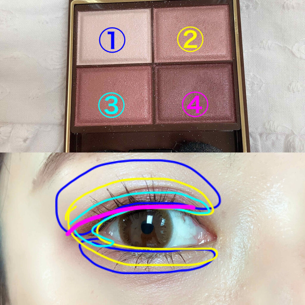 スキニーリッチシャドウ/excel/アイシャドウパレットを使ったクチコミ（3枚目）