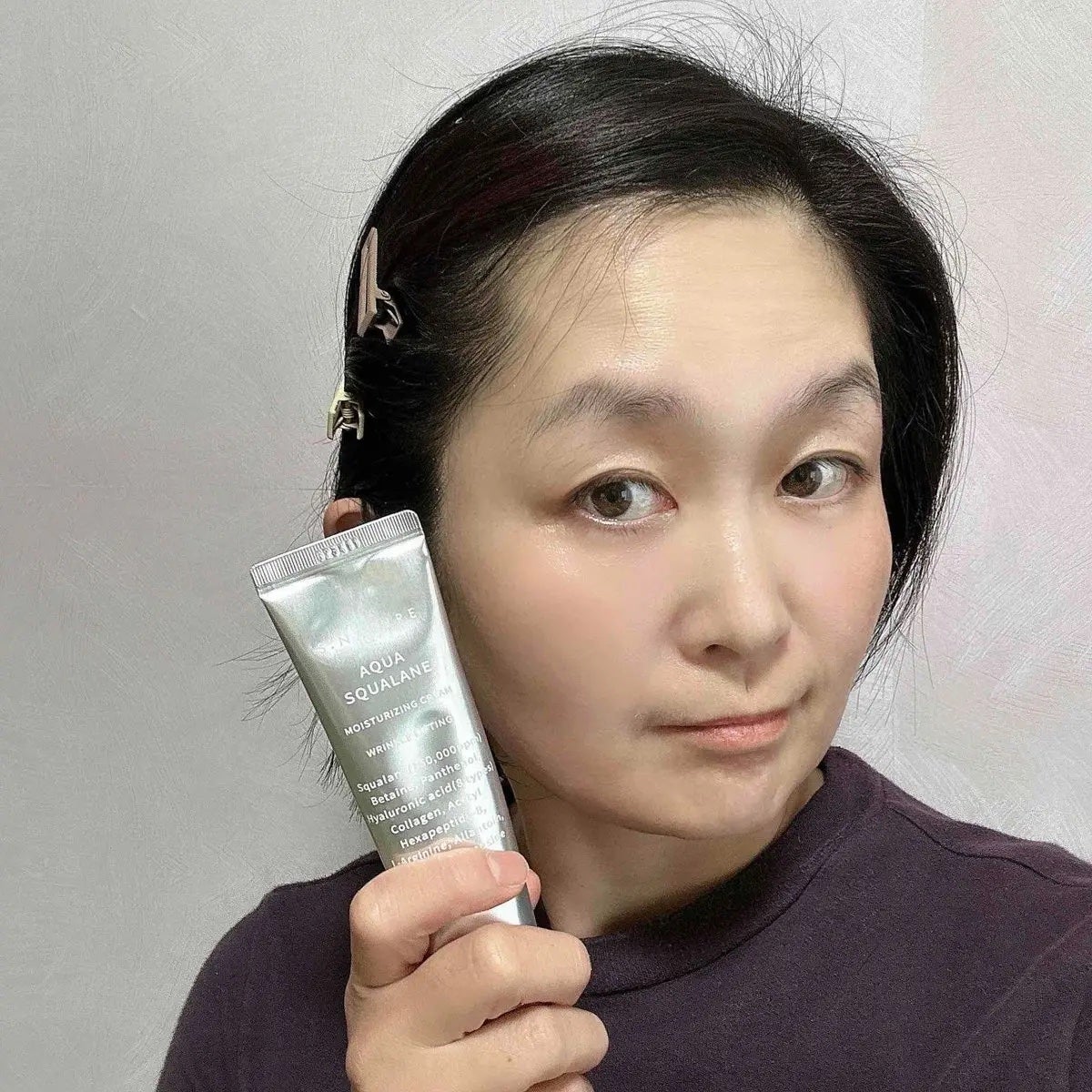 アクアスクワランモイスチャークリーム/S.NATURE/フェイスクリームを使ったクチコミ(4枚目)