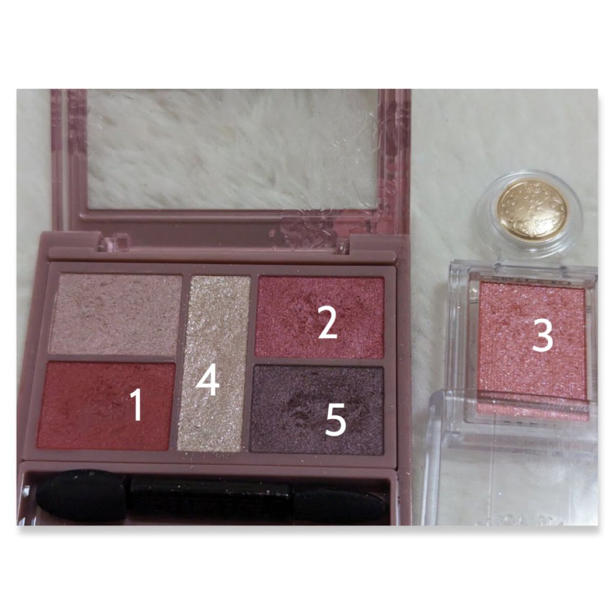 シャドーカスタマイズ/MAJOLICA MAJORCA/単色アイシャドウを使ったクチコミ（3枚目）