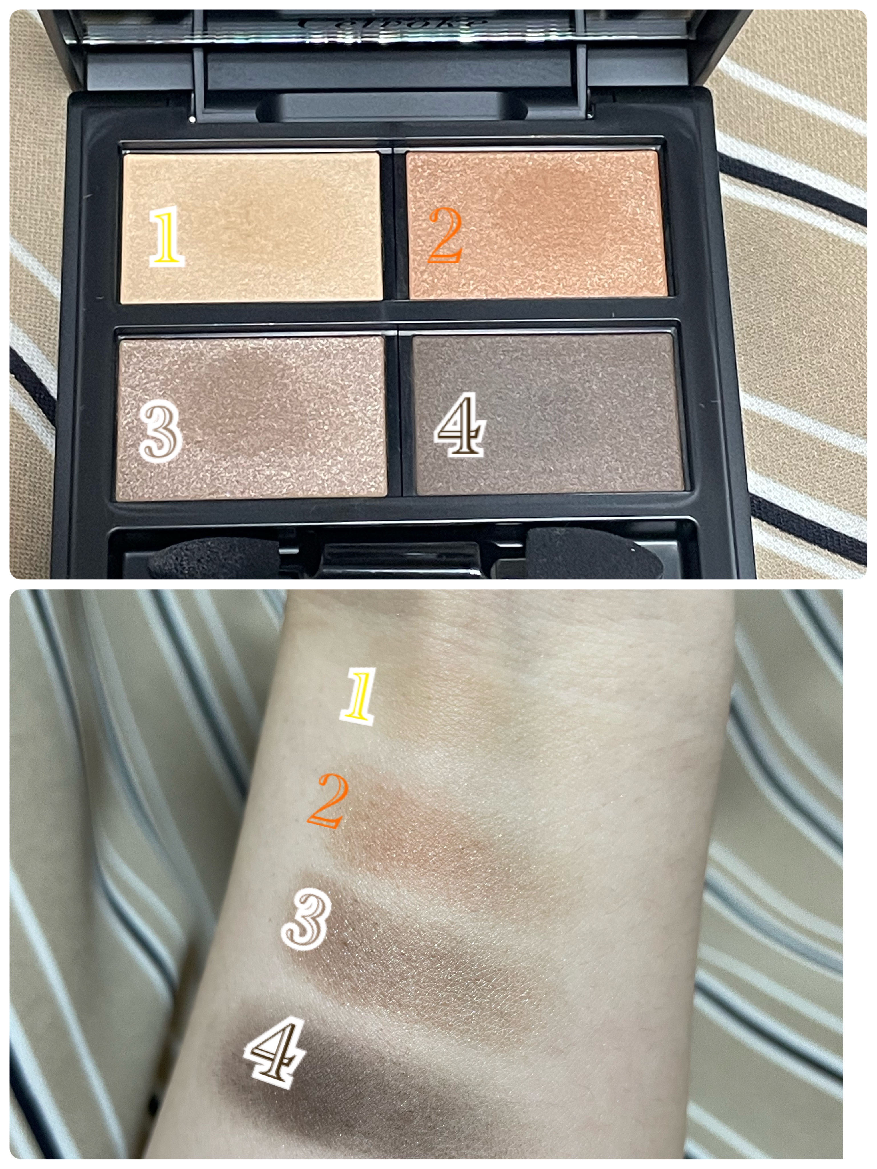 セルヴォーク ヴァティック アイパレット/Celvoke/アイシャドウパレットを使ったクチコミ（3枚目）