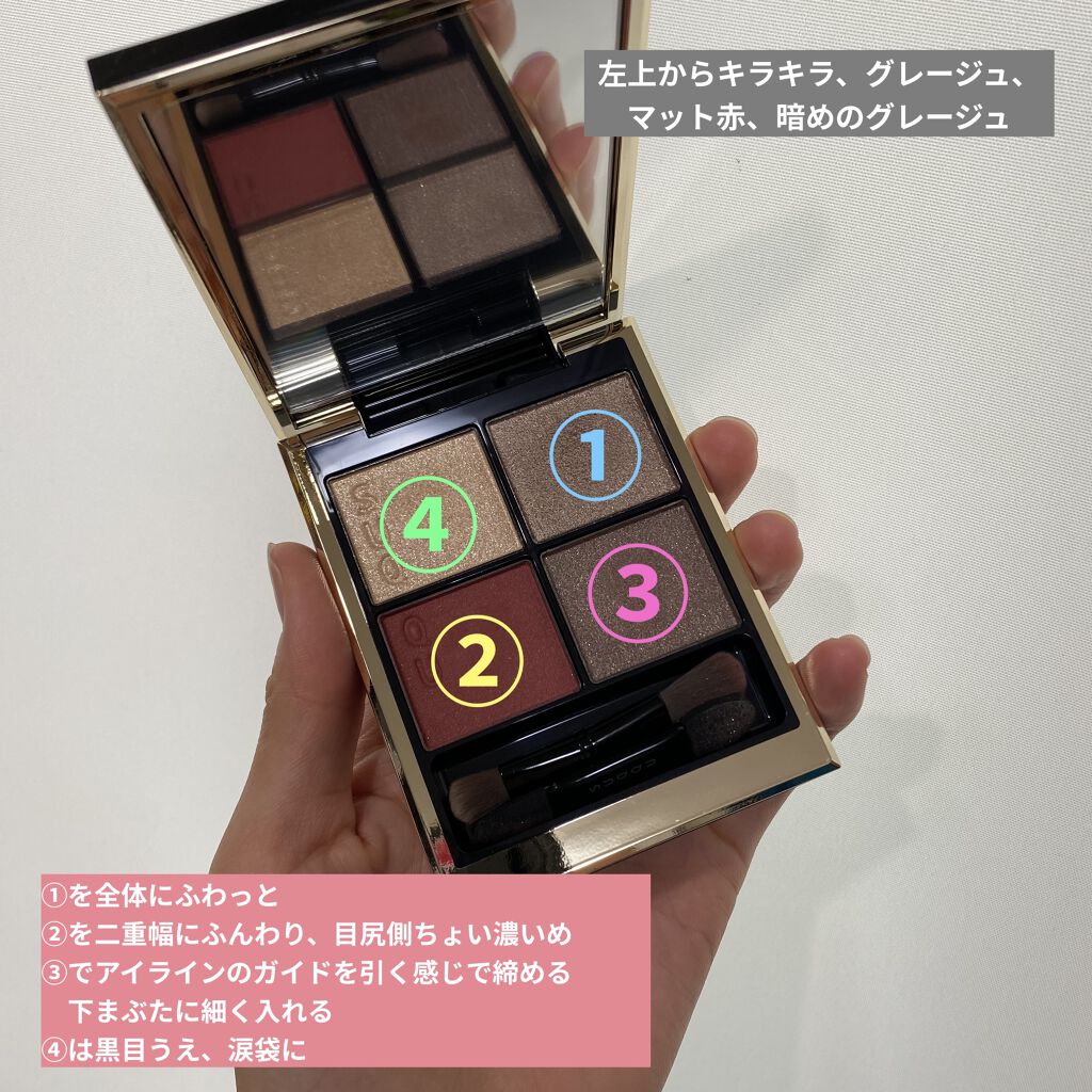 シグニチャー カラー アイズ/SUQQU/アイシャドウパレットを使ったクチコミ（2枚目）
