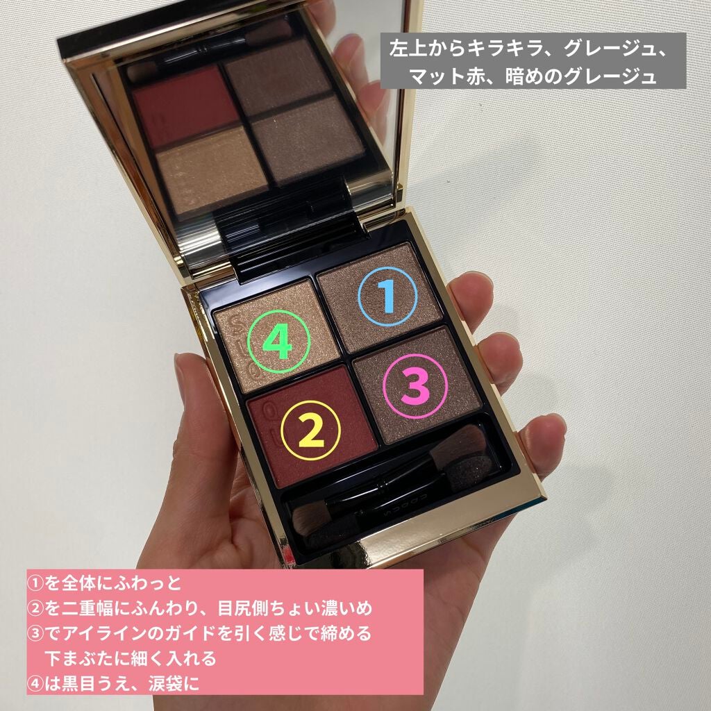 シグニチャー カラー アイズ/SUQQU/アイシャドウパレットを使ったクチコミ(2枚目)