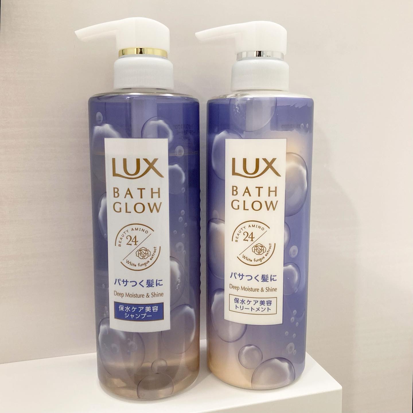 バスグロウ ディープモイスチャー&シャイン シャンプー/トリートメント/LUX/市販シャンプーを使ったクチコミ（1枚目）