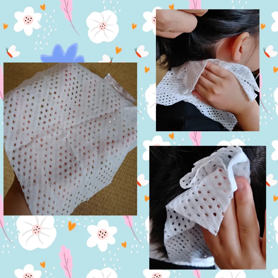 メリット ドライシャンプーシート さらっと髪まとまるタイプ/メリット/ドライシャンプーを使ったクチコミ（2枚目）