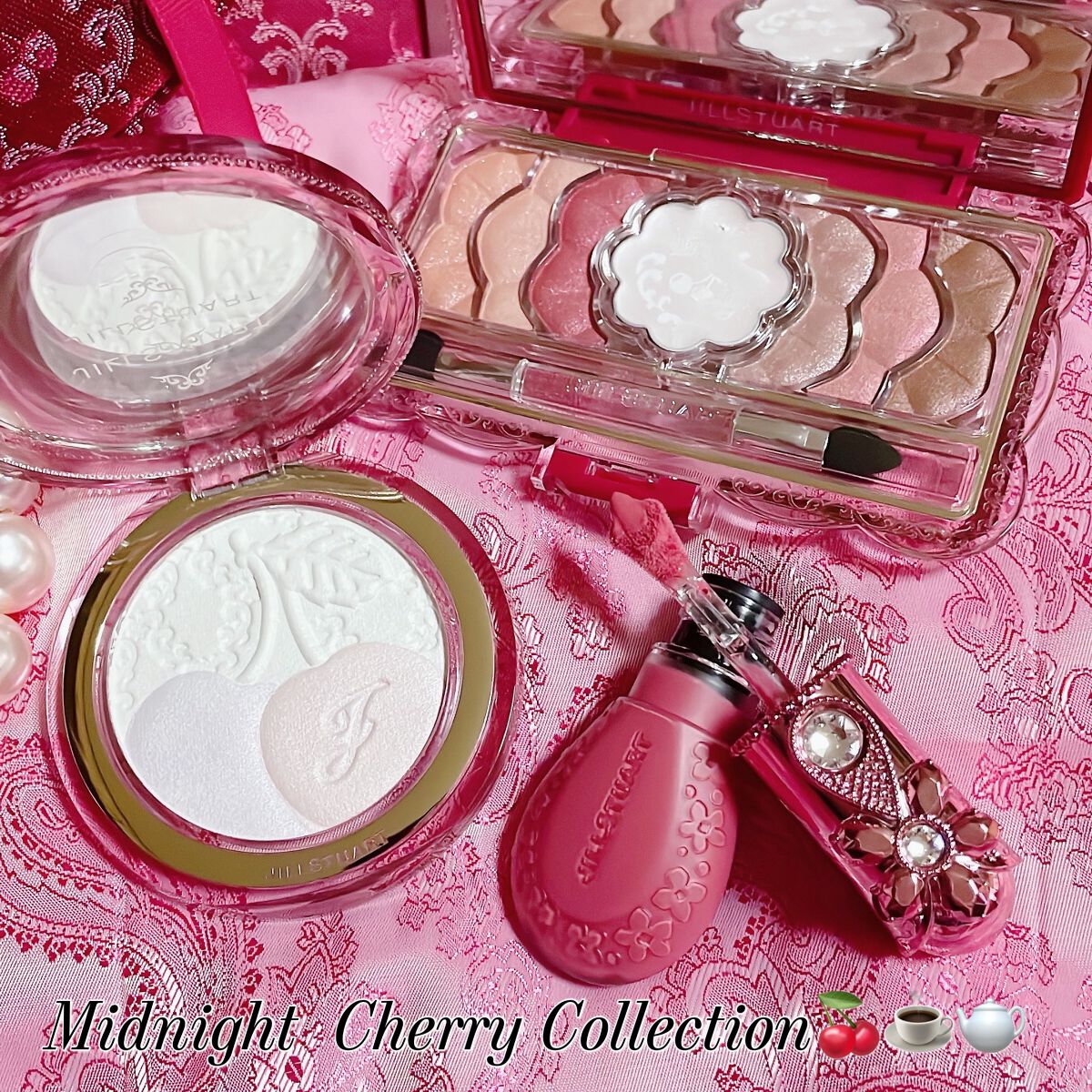 ジルスチュアート ミッドナイトチェリー コレクション/JILL STUART/メイクアップキットを使ったクチコミ(2枚目)
