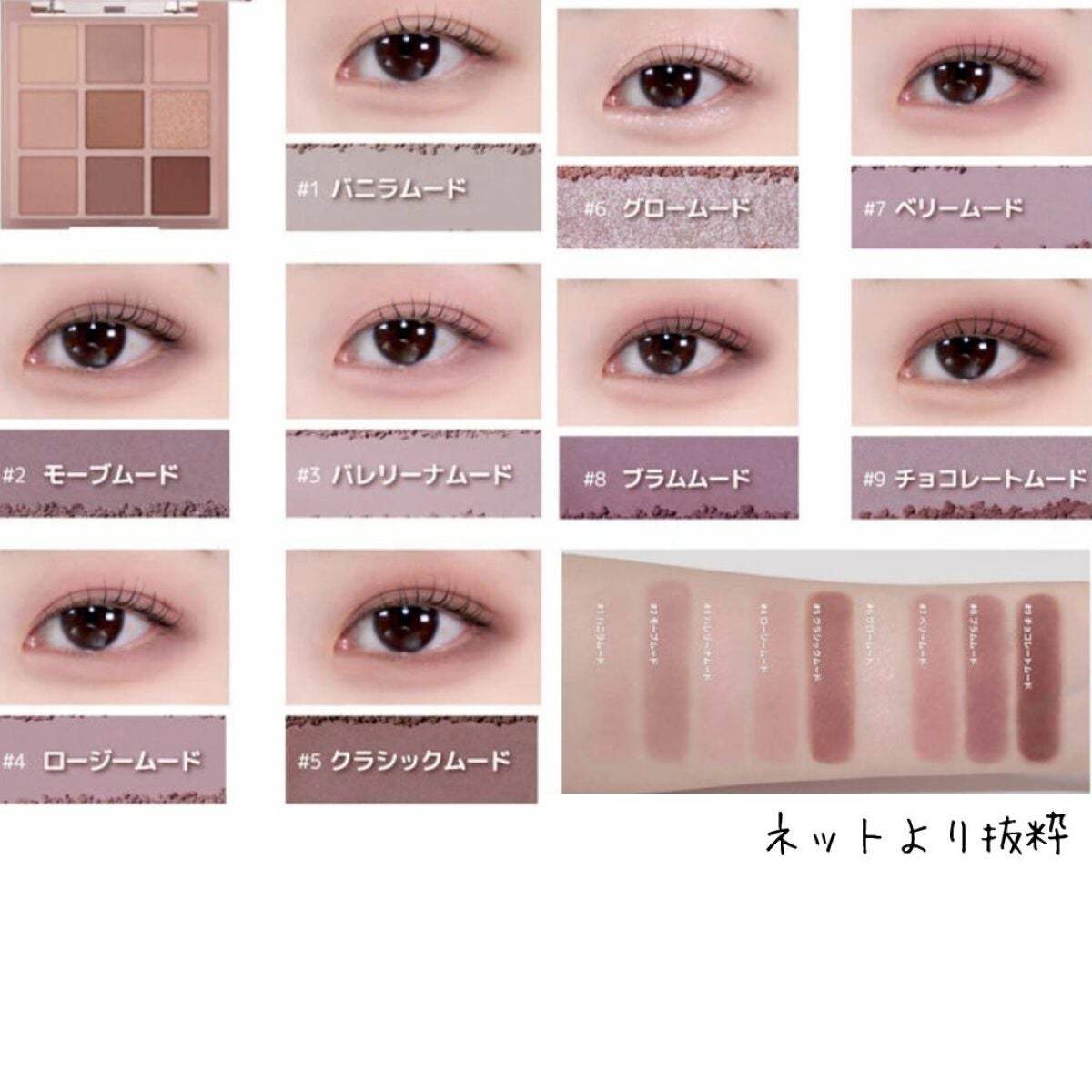 エッセンシャル ニュートラル アイシャドウパレット/innisfree/アイシャドウパレットを使ったクチコミ(4枚目)